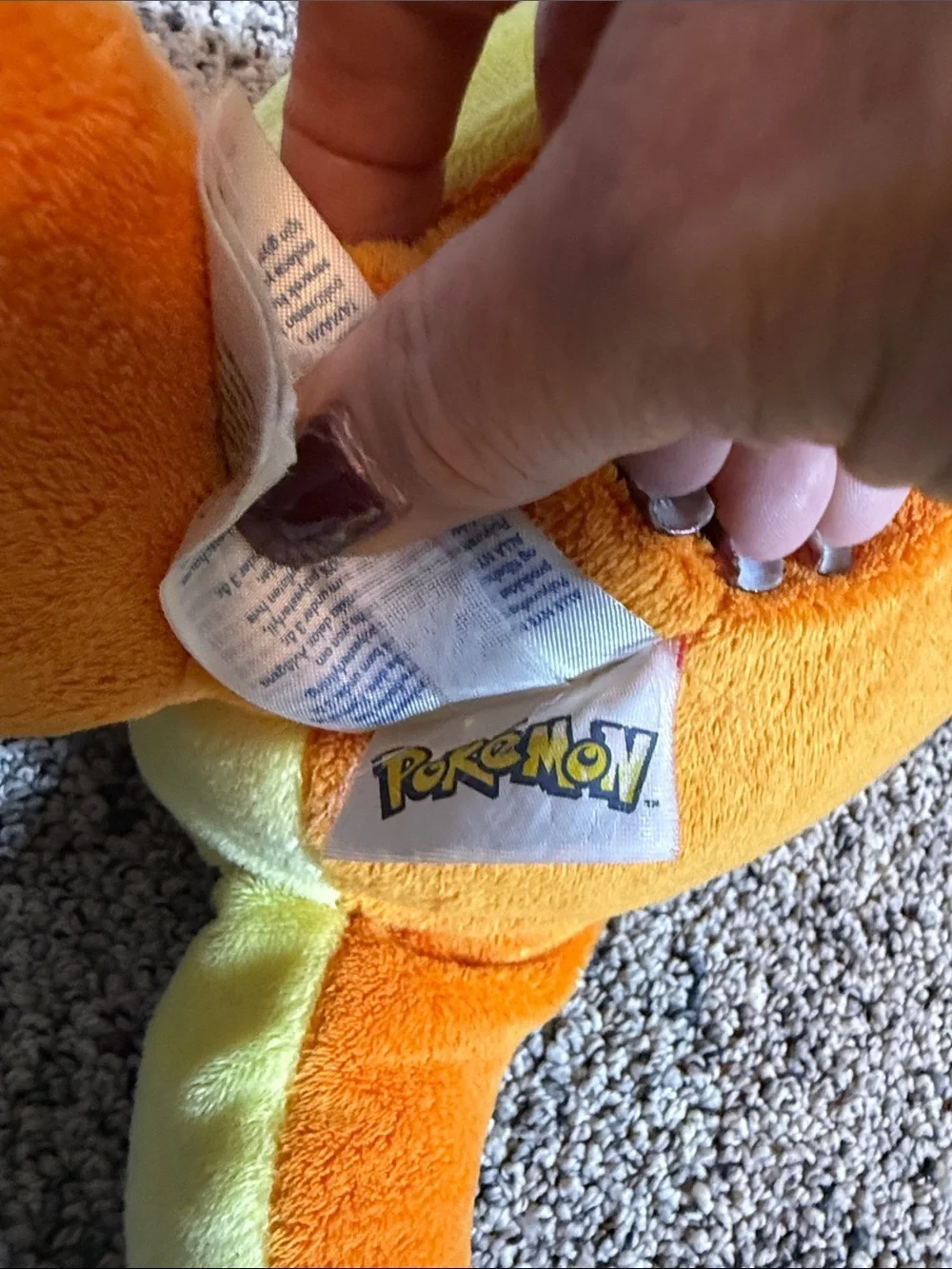 Build A Bear Pokemon Charmander Plush Toy Kanto Starter Orange Stuffed Animal